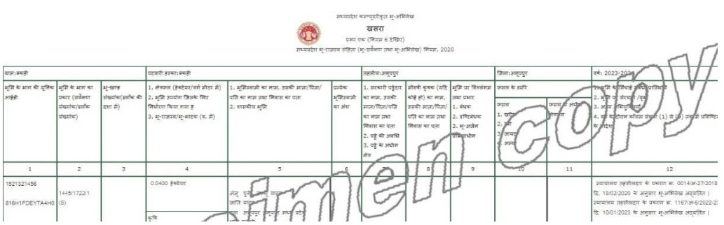 खसरा देखें